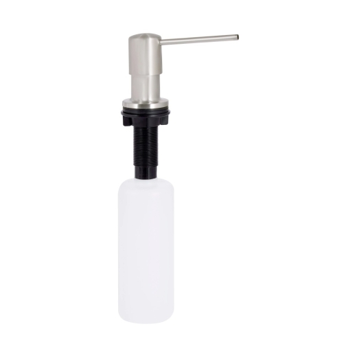 Дозатор для моющего средства Lidz LK118 круглый Brushed Steel (LDLK118BRU46400) - 1