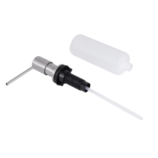 Дозатор для моющего средства Lidz LK118 круглый Brushed Steel (LDLK118BRU46400) - 2