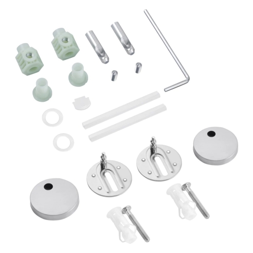 Комплект 4в1: Інсталяція Grohe Rapid SL 3в1 38772001 + Унітаз безободковий Kroner Harz WHI493736 RIMLESS з сидінням Slim Duroplast / Soft-close / Quick relase KH493736WHIR (CV033817) - 10
