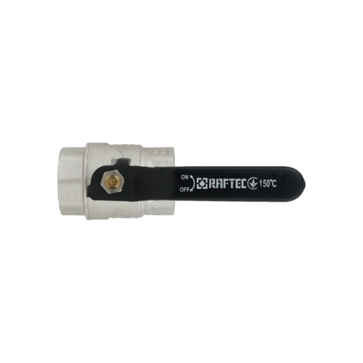 Кран шаровый Raftec BLACK PN40 ВВ 1" ручка DRH3 (RAF51390) - 3