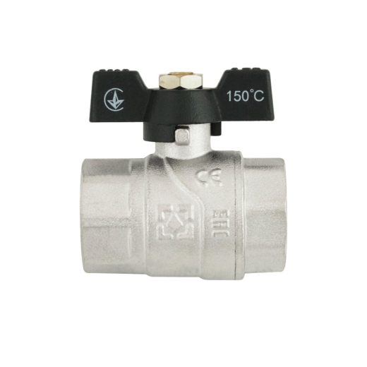 Кран шаровый Raftec BLACK PN40 ВВ 3/4" бабочка DRB2 (RAF50809) - 4
