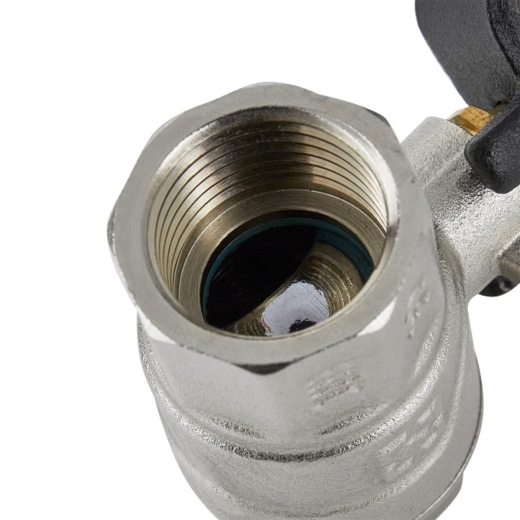 Кран шаровый Raftec BLACK PN20 ВВ 1 1/2" ручка DRH5 (RAF43591) - 2