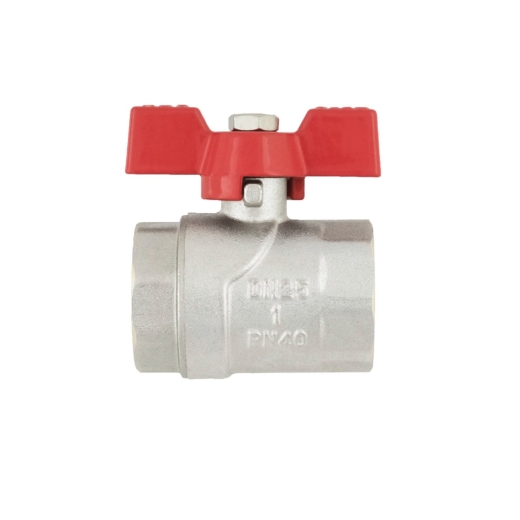 Кран шаровый Raftec RED PN40 ВВ 1" бабочка CBB-03 (RAF39507) - 3