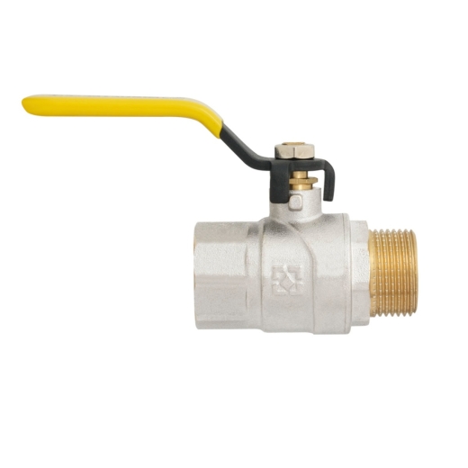 Кран шаровый Raftec YELLOW PN40 НВ 3/4" ручка GRH21 (RAF53741) - 2