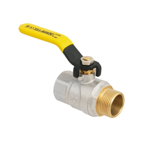 Кран шаровый Raftec YELLOW PN40 НВ 3/4" ручка GRH21 (RAF53741) - 4