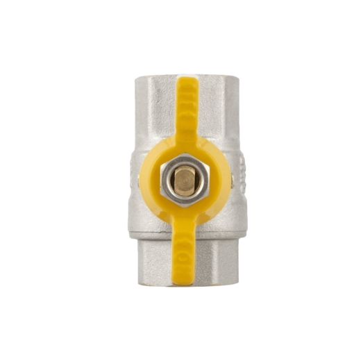 Кран шаровый Raftec YELLOW PN40 ВВ 1/2" бабочка GRB1 (RAF52350) - 5