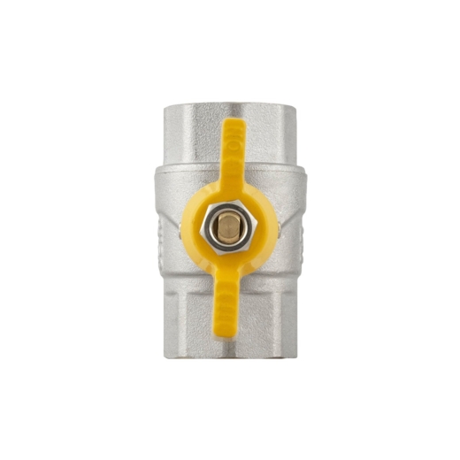Кран шаровый Raftec YELLOW DN20 3/4" ВВ бабочка GRB2 (RAF43575) - 3