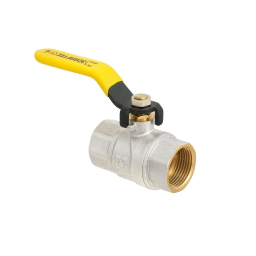 Кран шаровый Raftec YELLOW DN20 3/4" ВВ ручка GRH2 (RAF43574) - 1