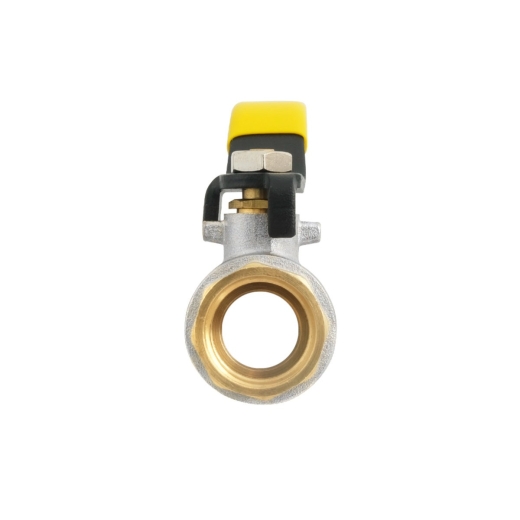 Кран шаровый Raftec YELLOW DN20 3/4" ВВ ручка GRH2 (RAF43574) - 4
