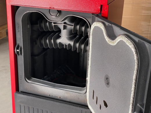 Чугунный твердотопливный котел ATTACK FS Solid Fire 5 секции 26кВт (FS5DA) - 8