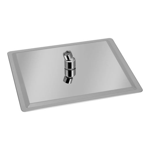 Лійка для верхнього душу Lidz Niagara 225, 250x250 мм Nickel (LDNIA225NKS32452) - 2