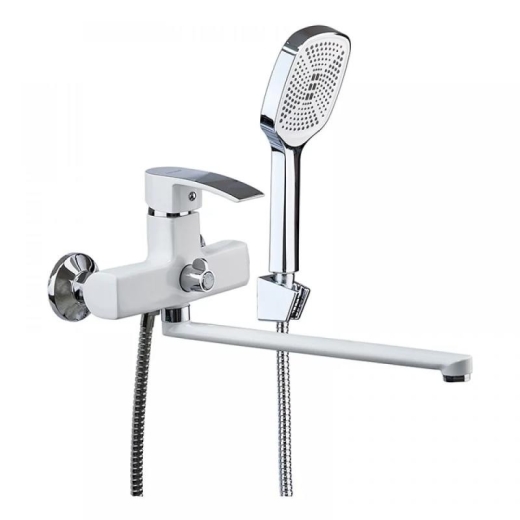 Смеситель для ванны Mixxus Magnum 006 Euro White/Chrome (MI6202) - 1