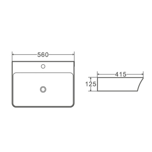Раковина Mixxus Premium Bevel-0202 (MP6481) - 2