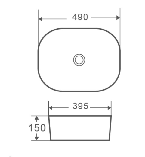 Раковина Mixxus Premium Diverse-0101 (MP6484) - 5