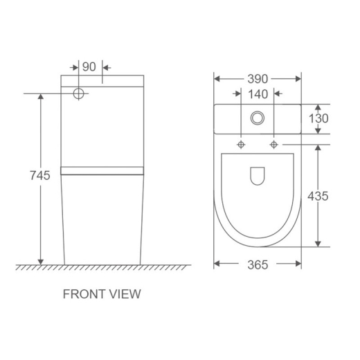 Унітаз-компакт Mixxus Premium Ellipse-0401-T1, система змиву Tornado1.0 (MP6467) - 5