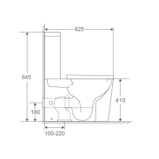 Унитаз-компакт Mixxus Premium Bevel-0401-T1 система смыва Tornado 1.0 (MP6473) - 4