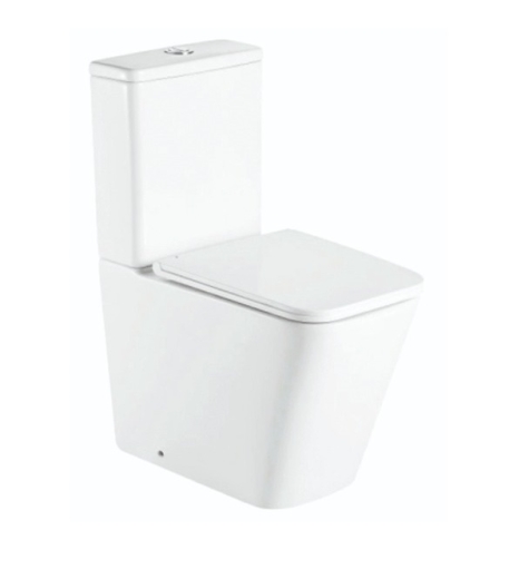 Унітаз-компакт Mixxus Premium Quadro-0402-R система змиву RIMLESS (MP6458) - 1