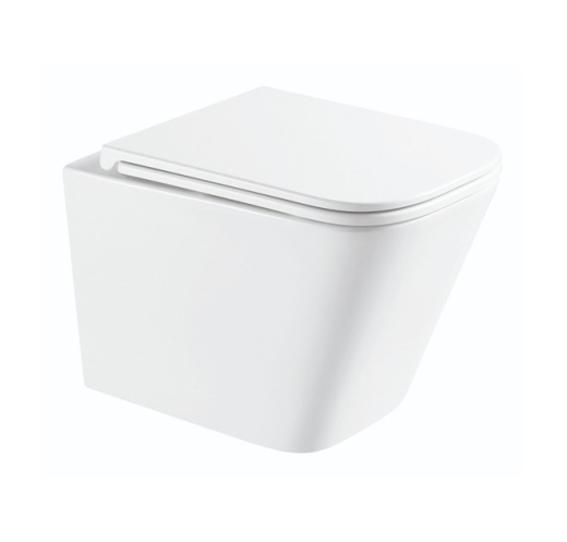 Унитаз подвесной Mixxus Premium Quadro-0301-R система смыва Rimless (MP6452) - 1