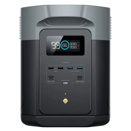 Портативна зарядна станція EcoFlow DELTA 2 Max, 2048Wh, 2400W, 560000mAh (EFDELTA2Max-EU) - 1