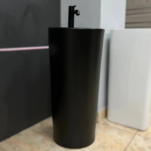 Умивальник для підлоги VBI Bolonia Black Matt (VBI-019003) - 2