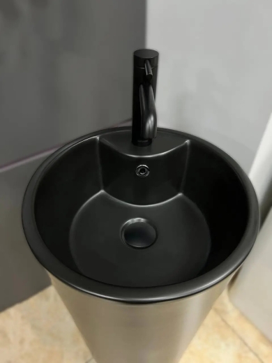 Умивальник для підлоги VBI Bolonia Black Matt (VBI-019003) - 3