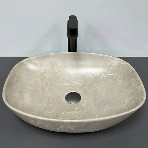 Умивальник накладний VBI Olbia Beige Stone (VBI-014301) - 2