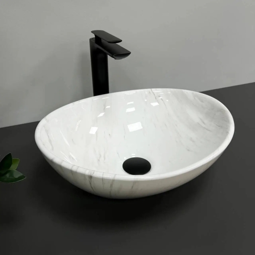 Умивальник накладний VBI Parma Marble Nature Glossy (VBI-011007) - 1