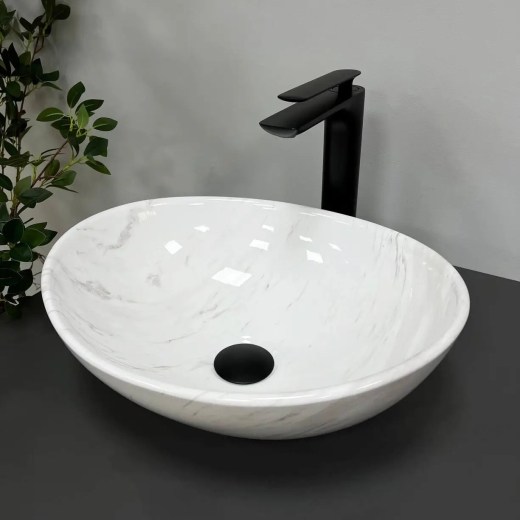 Умивальник накладний VBI Parma Marble Nature Glossy (VBI-011007) - 2