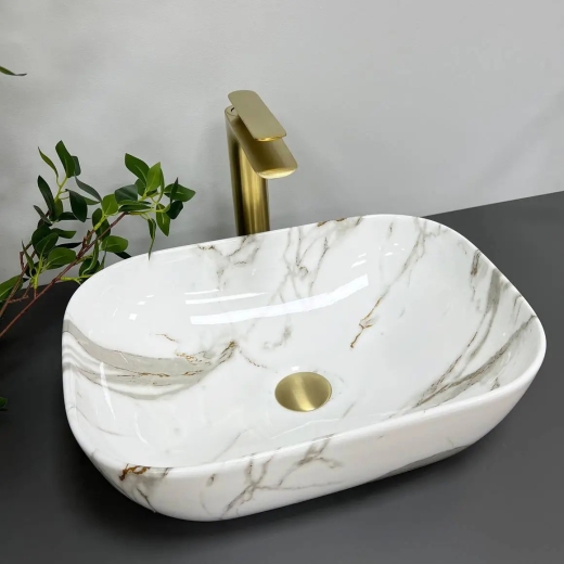 Умивальник накладний VBI Ravenna Aiax Glossy (VBI-011205) - 1