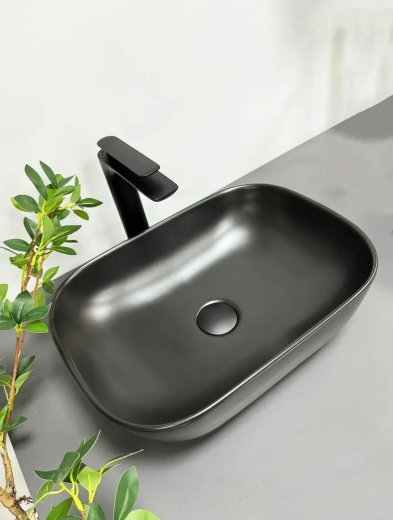 Умивальник накладний VBI Ravenna Black Matt (VBI-011203) - 1
