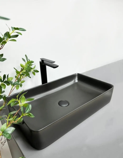 Умивальник накладний VBI Triest Black Matt (VBI-012701) - 3