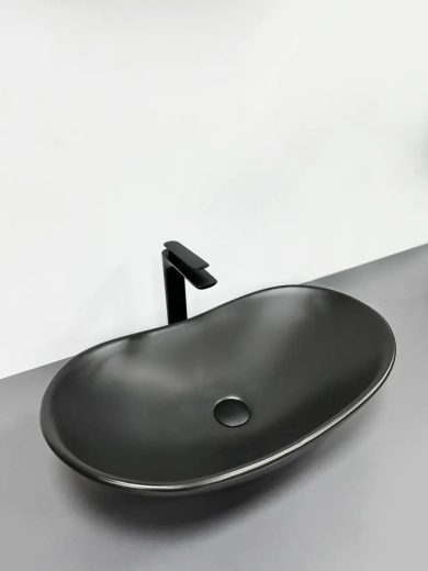 Умивальник накладний VBI Turin Black Matt (VBI-011502) - 2