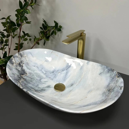 Умивальник накладний VBI Turin Granit Glossy (VBI-011507) - 1