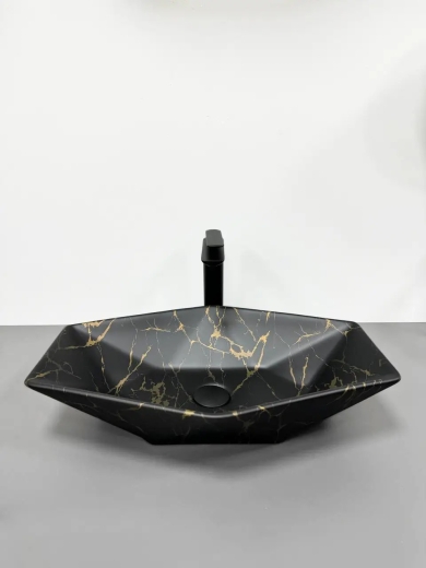 Умивальник накладний VBI Venezia S Marble Matt (VBI-012403) - 2