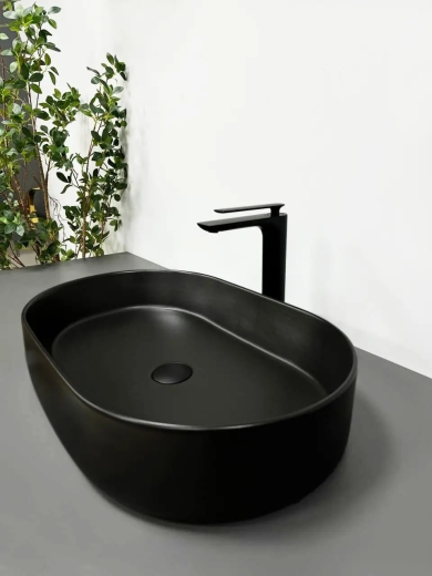 Умивальник накладний VBI Verona 60 Black Matt (VBI-011303) - 3