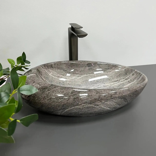 Умивальник накладний VBI Vicenza Dark Stone (VBI-014800) - 2