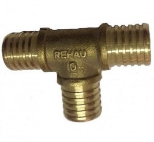 Тройник Rehau 216734-001 Raubasic с уменьшенным боковым проходом 20-16-20 (64RB3209) - 1