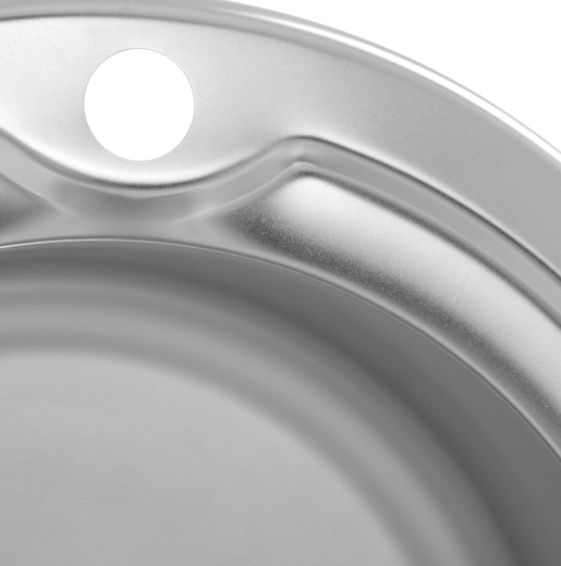 Кухонная мойка ZERIX Z510-06-170E Satin (ZM0614) - 2