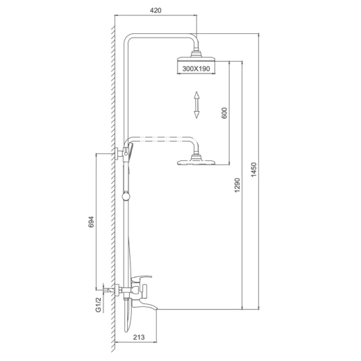 Душова система Frap F2469 - 7