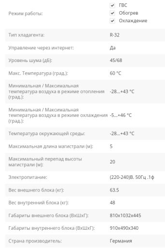 Насос тепловий BLAUBERG BLHP-R120-P-S/1R3A - 3