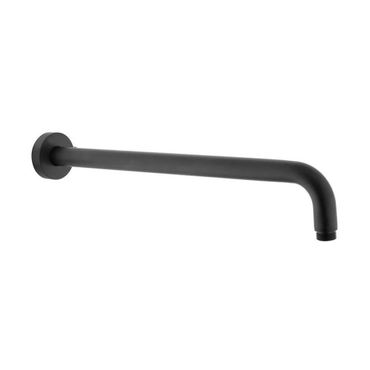 Кронштейн для верхнього душу Paffoni Light 30 см, круглий, чорний (ZSOF035NO) - 1