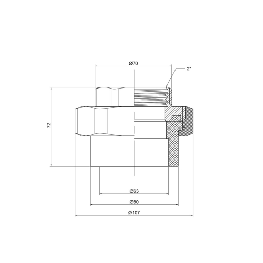Американка Thermo Alliance 63*2"в (DSI006) - 4