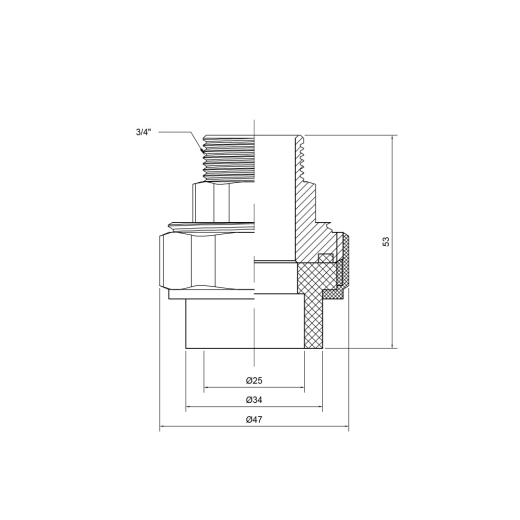 Американка Thermo Alliance 25*3/4н (DSI202) - 4