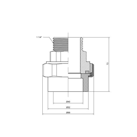 Американка Thermo Alliance 40*1 1/4н (DSI204) - 4