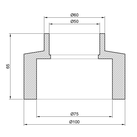 Муфта перехідна Thermo Alliance 75*50 (DSB118) - 3
