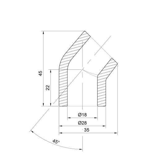 Кутник Thermo Alliance 20*(45) (DSE101) - 3