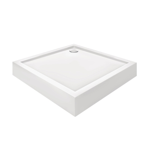 Душова кабіна Qtap Taurus CRM1011SC6 + піддон TERN 301112, квадратний, 100x100x12, акриловий + ніжки, діаметр зливу 90 мм (SD00045637) - 7