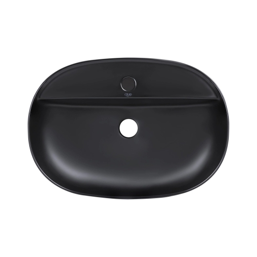 Раковина Qtap Scorpio 610x400x120 мм Matt Black (QT142203MBMBN) - 3