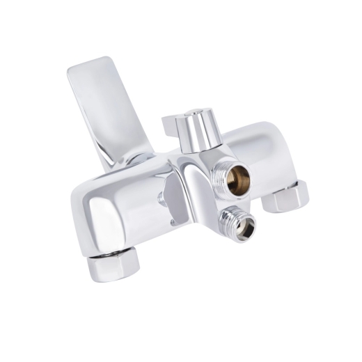 Смеситель для ванны c душевым гарнитуром Qtap Vlasta New Chrome (QTVLA260CRM45644) - 2
