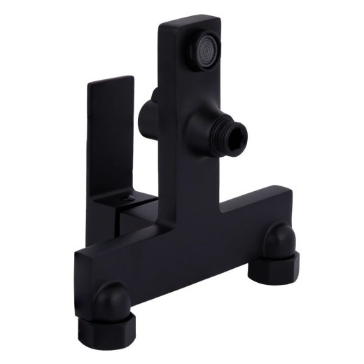 Смеситель для ванны c душевым гарнитуром Qtap Gemini Black Matt (QTGEM259BLM45682) - 2